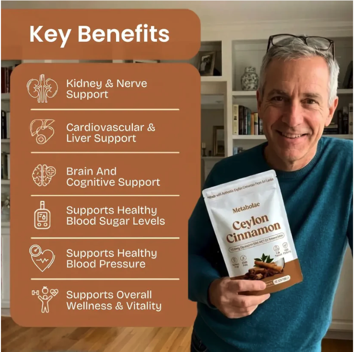Ceylon Cinnamon 7200mg Equivalent with MCT Oil