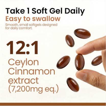 Ceylon Cinnamon with MCT Oil – Blood Sugar Support